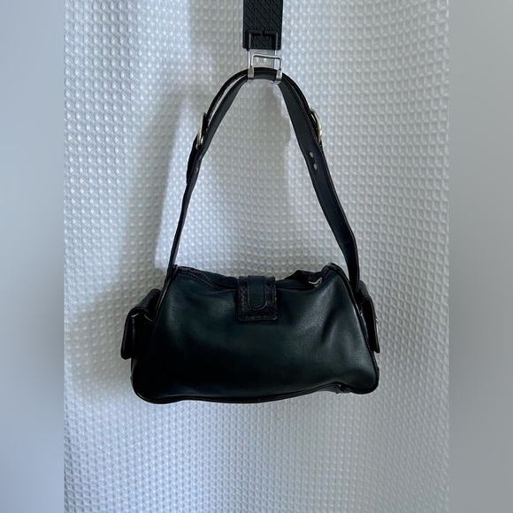 Women’s vintage Y2K DOLCE&GABBANA Black leather shoulder bag - Picture 15 of 16